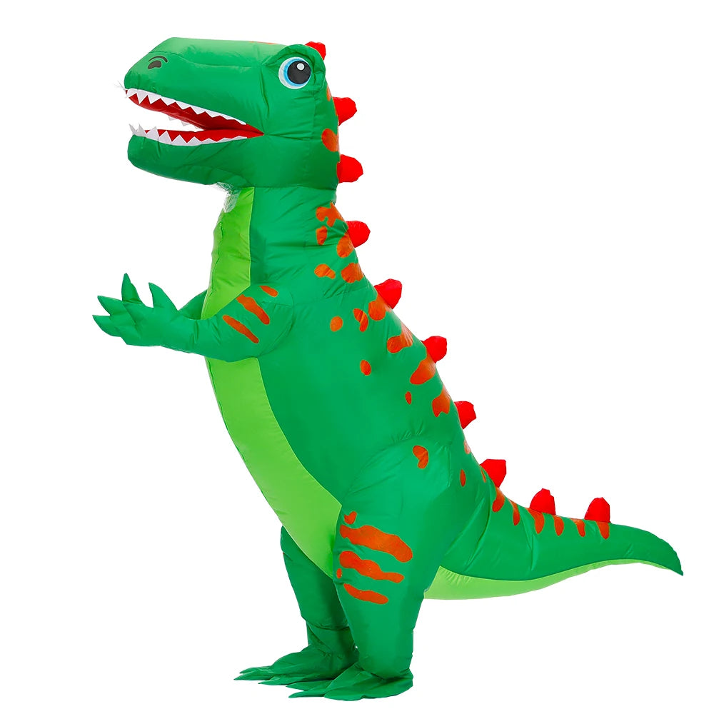 Vibrant Blue T-Rex Inflatable Costume™