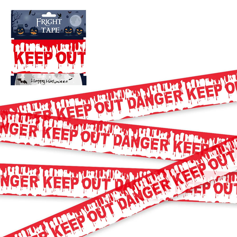 Spooky Skull Window Warning Tape™