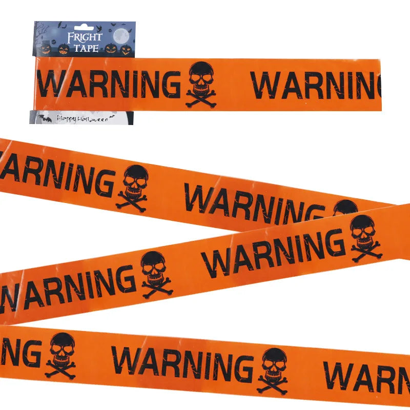 Spooky Skull Window Warning Tape™