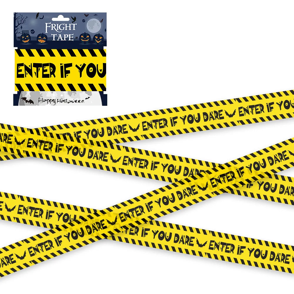 Spooky Skull Window Warning Tape™