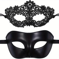 Elegant Lace Couples Masquerade Masks™