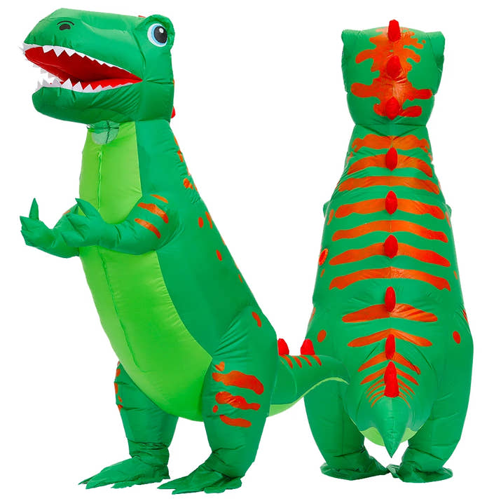 Vibrant Blue T-Rex Inflatable Costume™
