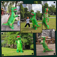 Vibrant Blue T-Rex Inflatable Costume™