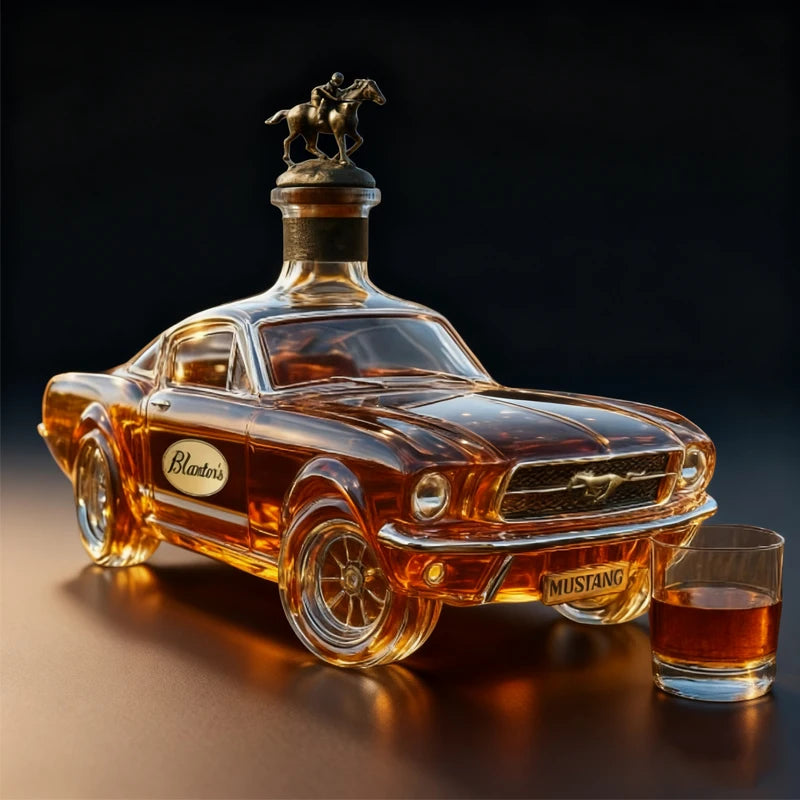 Police Car Whiskey Bottle